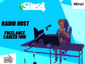 Radio Host Hobby by MiraiMayonaka at Mod The Sims 4