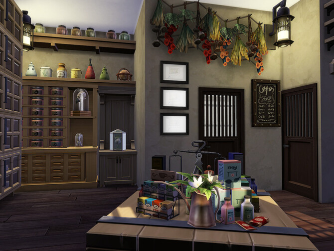 Sims 4 Old Apothecary by Ineliz at TSR