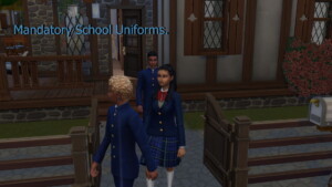 Mandatory School Uniforms by Zafire at Mod The Sims 4