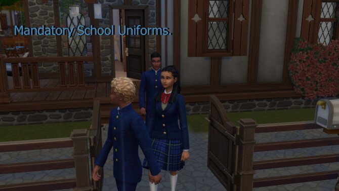 Sims 4 Mandatory School Uniforms by Zafire at Mod The Sims 4