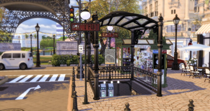 Sims 4 Paris City Build at Ruby Red