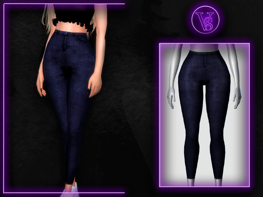 Bottom Jeans I Phoenix Collection by Viy Sims at TSR » Sims 4 Updates