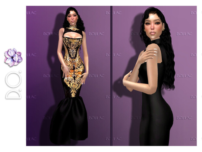 Sims 4 Beyonce Met Gala Dress DO147 by D.O.Lilac at TSR