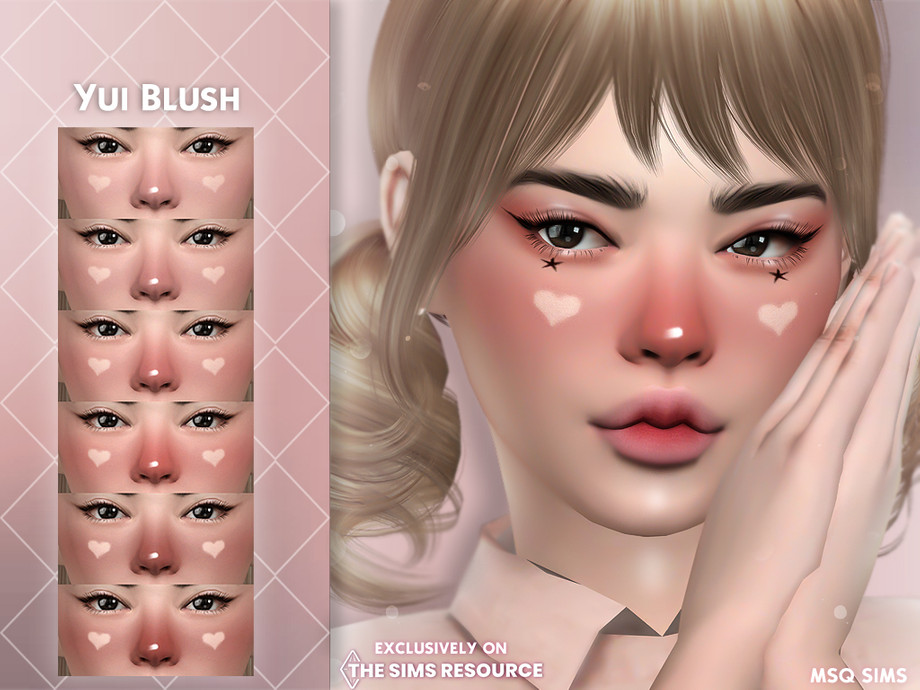 sims 4 cc blush skin details