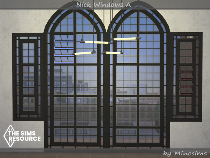 Sims 4 Nick Windows A by Mincsims at TSR