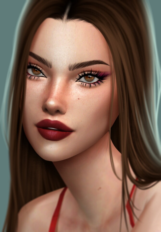 Sims 4 CUT CREASE CC 2 eyeshadow at LEAN