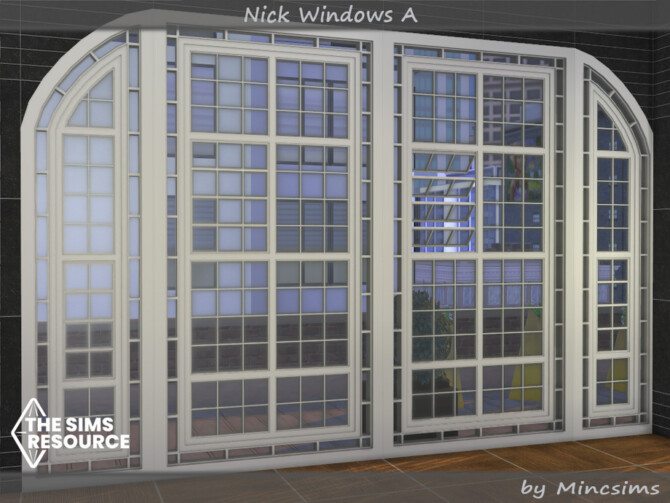 Sims 4 Nick Windows A by Mincsims at TSR