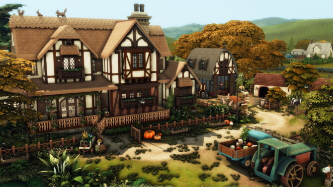 Sims 4 Pumpkin Farm by plumbobkingdom at Mod The Sims 4