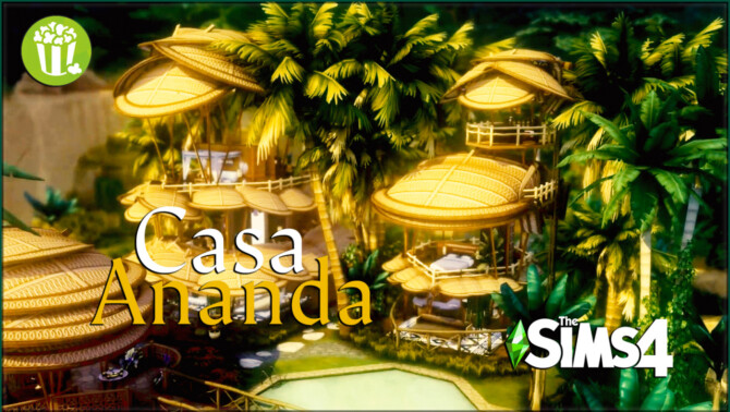 Sims 4 CASA ANANDA | NO CC at RUSTIC SIMS