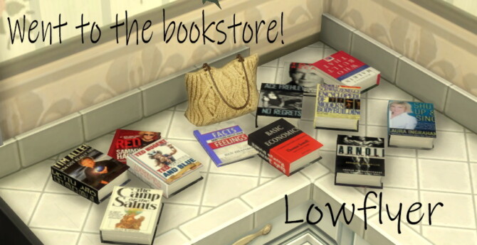 Sims 4 I love a sale at the bookstore! by lowflyer at Mod The Sims 4