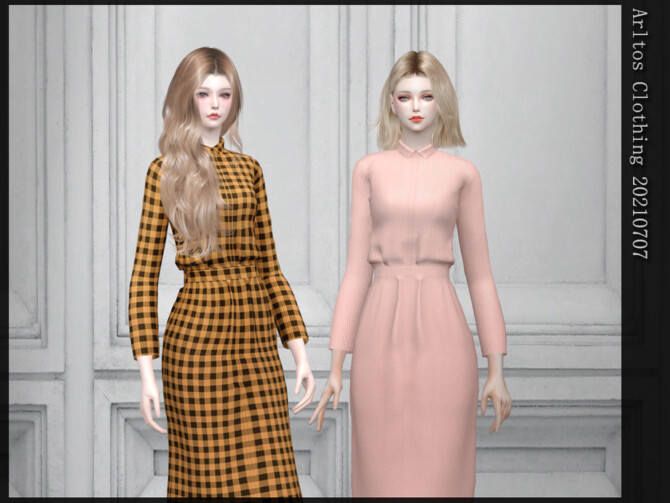 Sims 4 Dress 20210707 by Arltos at TSR