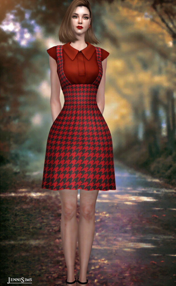 Sims 4 Dress Suspender at Jenni Sims