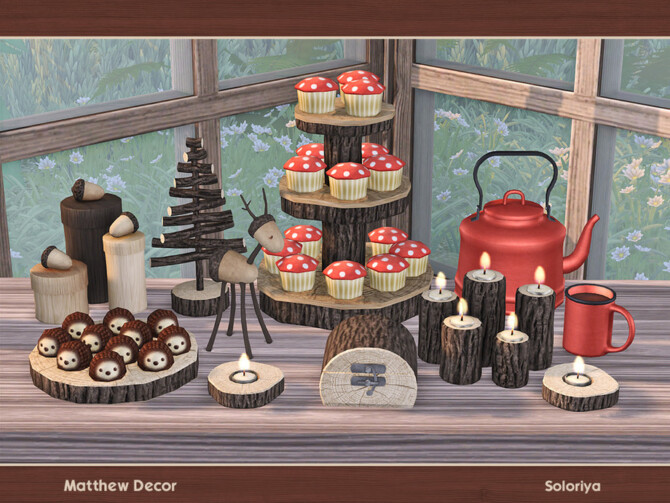 Sims 4 Matthew Decor by soloriya at TSR