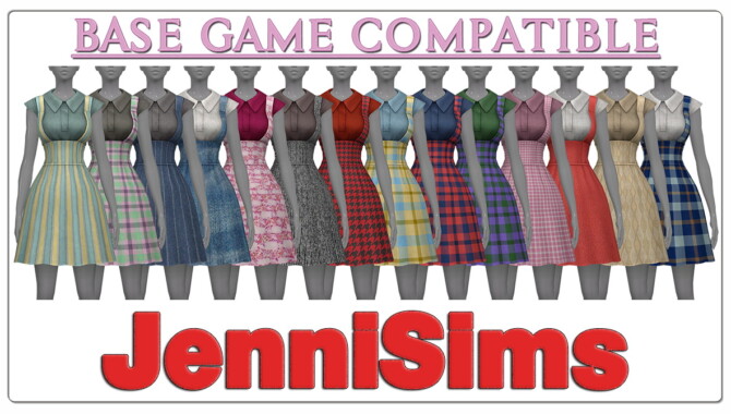 Sims 4 Dress Suspender at Jenni Sims