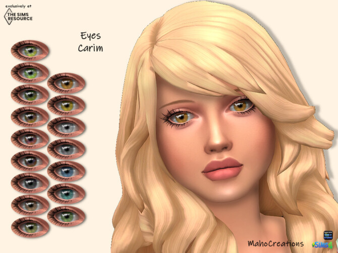 Sims 4 Eyes Carim by MahoCreations at TSR
