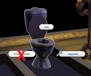 No Autonomous Toilet Prank by spgm69 at Mod The Sims 4
