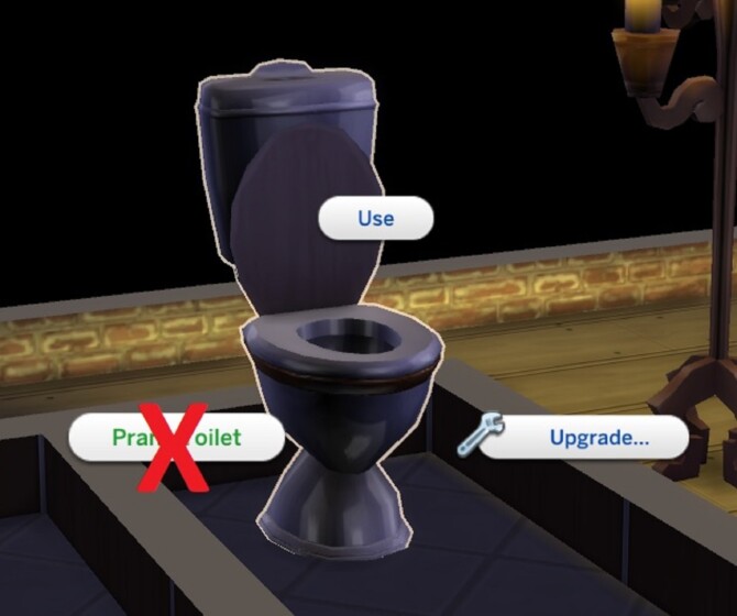 Sims 4 No Autonomous Toilet Prank by spgm69 at Mod The Sims 4