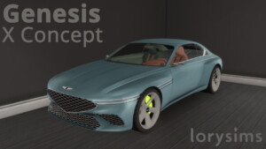 2021 Genesis X Concept at LorySims