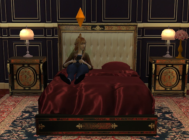 Sims 4 Boulle Style BedRoom *Red Queen* at Anna Quinn Stories