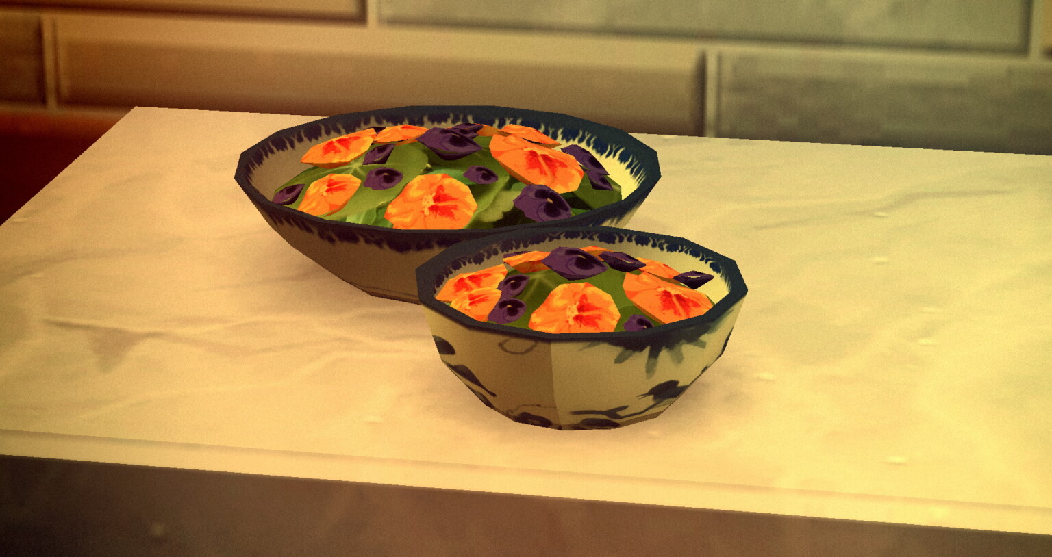 Edible Flower Salad Custom Recipe at Mod The Sims 4 » Sims 4 Updates