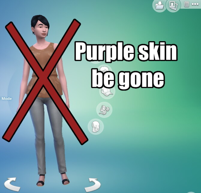 Sims 4 No More Grey And Purple Skin by Banica14 at Mod The Sims 4