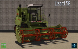 Lizard 58 combine harvester by SimsCraft at Mod The Sims 4
