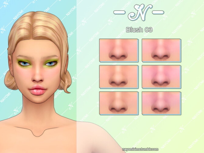 Sims 4 Blush 03 at NayomiSims