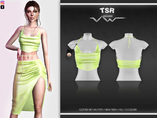 Sims 4 Clothes SET 145 (TOP) BD511 by busra tr at TSR