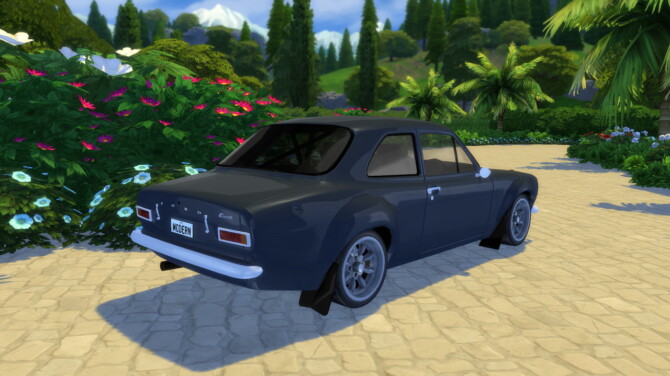 Sims 4 1974 Ford Escort RS2000 MkI at Modern Crafter CC