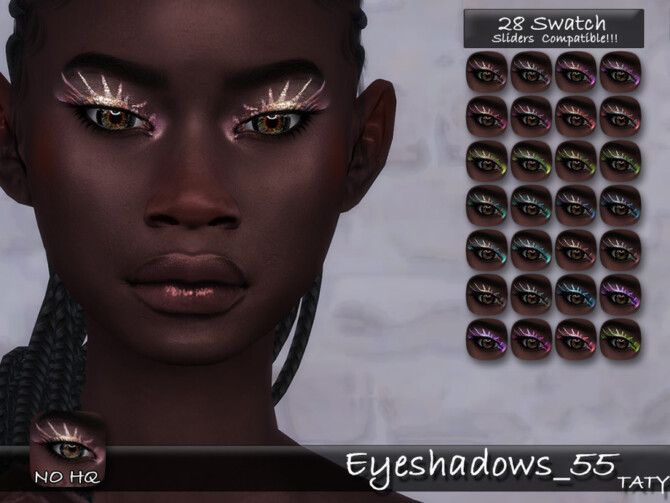 Sims 4 Eyeshadows 55 by tatygagg at TSR