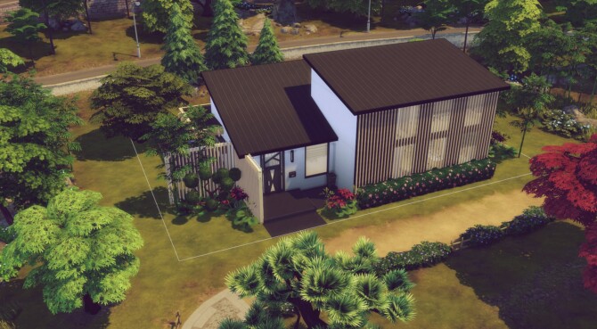Sims 4 Modern large Japanese family home by zhepomme at Mod The Sims 4