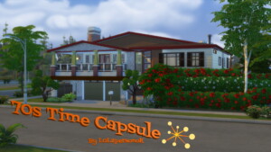 Big and Fancy 70s Time Capsule by LOLZpersonok at Mod The Sims 4