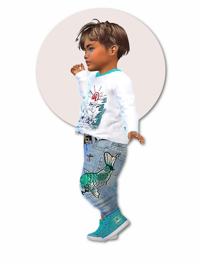 Sims 4 Designer Set for Toddler Boys and Girls at Sims4 Boutique