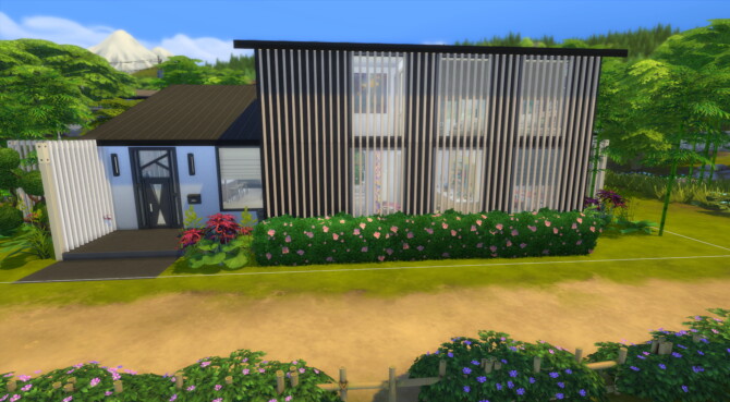 Sims 4 Modern large Japanese family home by zhepomme at Mod The Sims 4