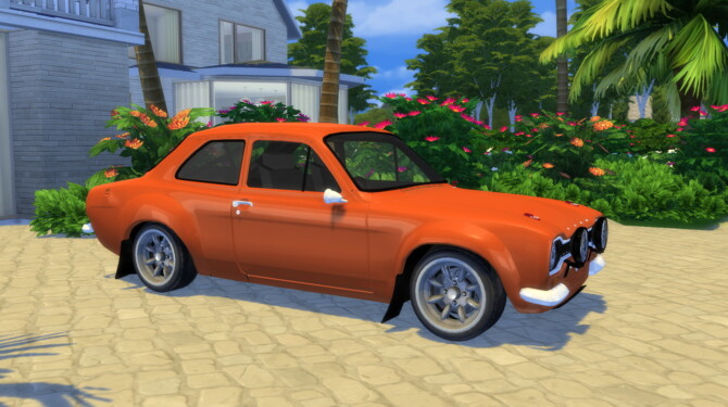 Sims 4 1974 Ford Escort RS2000 MkI at Modern Crafter CC