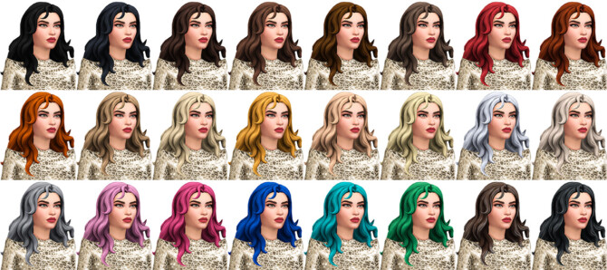 Sims 4 Fortnite Orelia Hair Conversion/Edit at Busted Pixels
