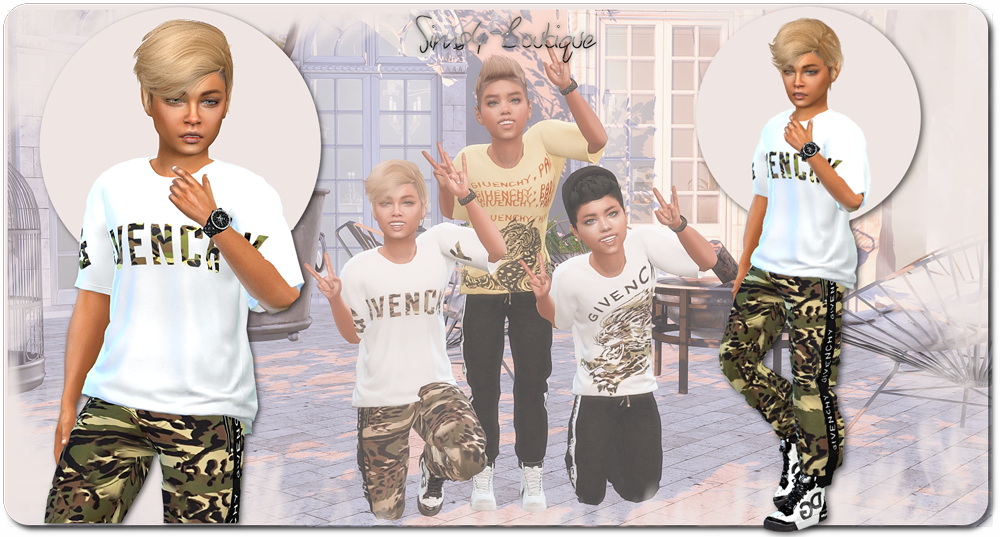 Designer Set for Child Boys TS4 at Sims4-Boutique » Sims 4 Updates