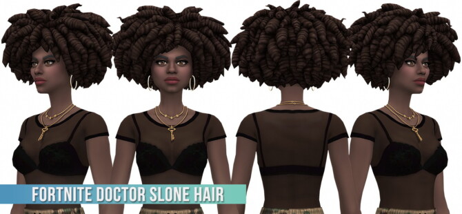 Sims 4 Fortnite Doctor Slone Hair Conversion/Edit at Busted Pixels