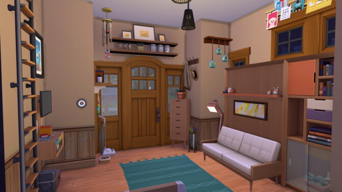 Sims 4 Comfy Cubby Tiny Homes by ynn016 at Mod The Sims 4