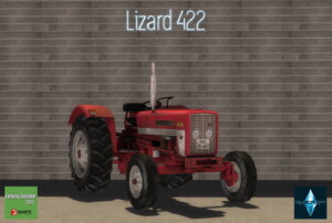 Lizard 422 tractor by SimsCraft at Mod The Sims 4
