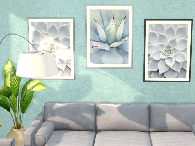 Sims 4 Mint Living Room by Flubs79 at TSR
