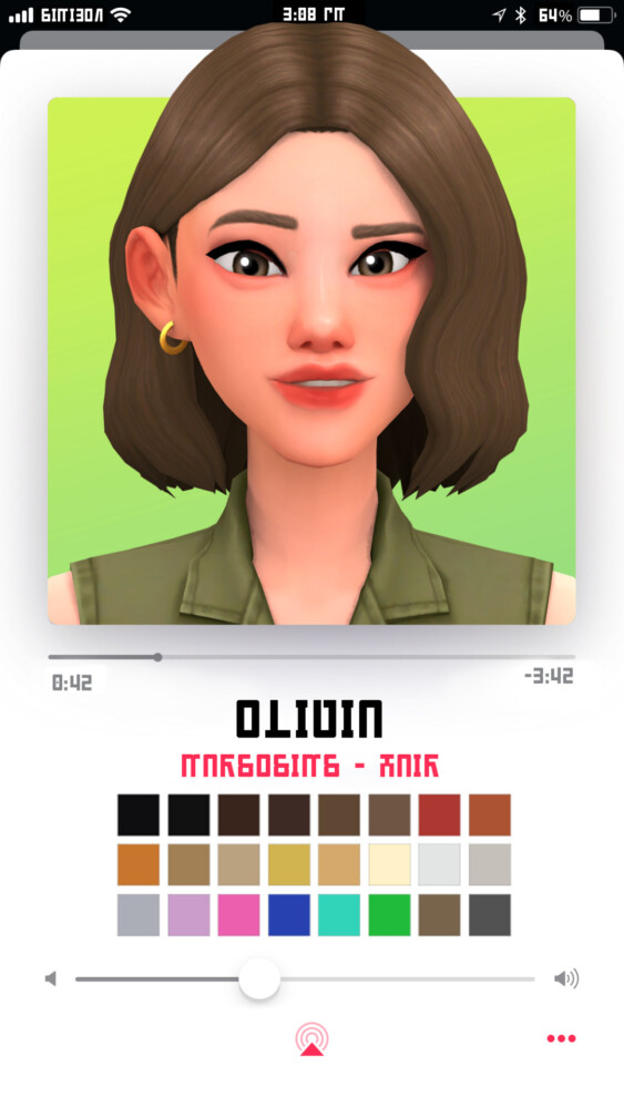 Sims 4 Olivia hair at Marso Sims