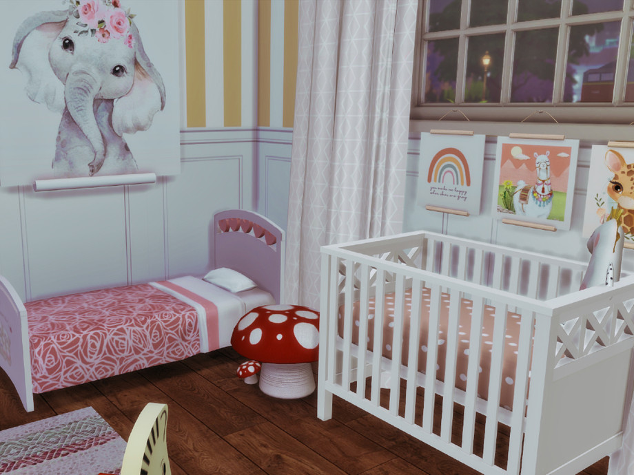 Farmhouse nursery by GenkaiHaretsu at TSR » Sims 4 Updates