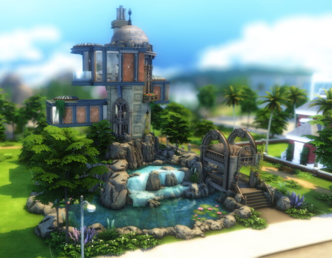 Sims 4 Tower Louise at Qube Design