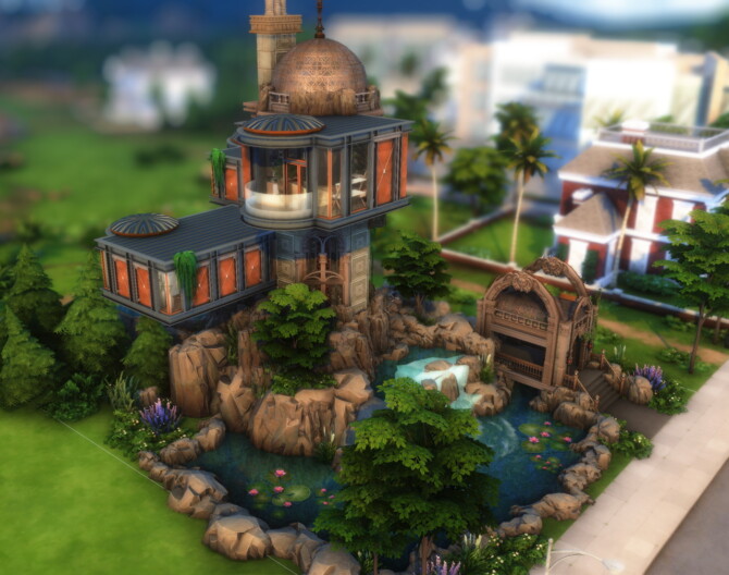 Sims 4 Tower Louise at Qube Design