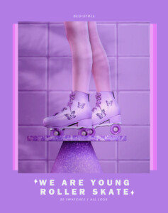 FM We are young roller skate at Bedisfull – iridescent