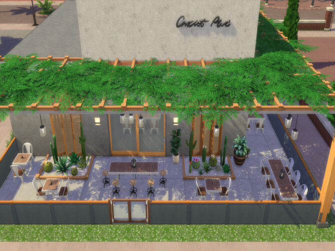 Sims 4 Rustic Restaurant by susancho93 at TSR
