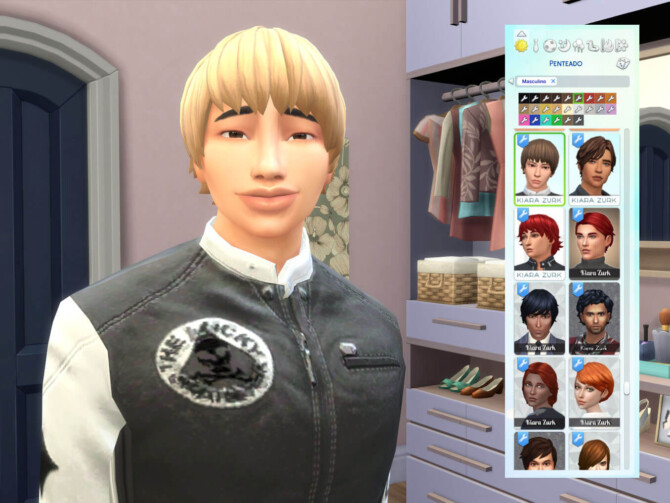 Sims 4 Kiku Honda Hairstyle at My Stuff Origin