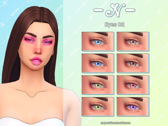 Sims 4 Non Default Eyes 02 at NayomiSims