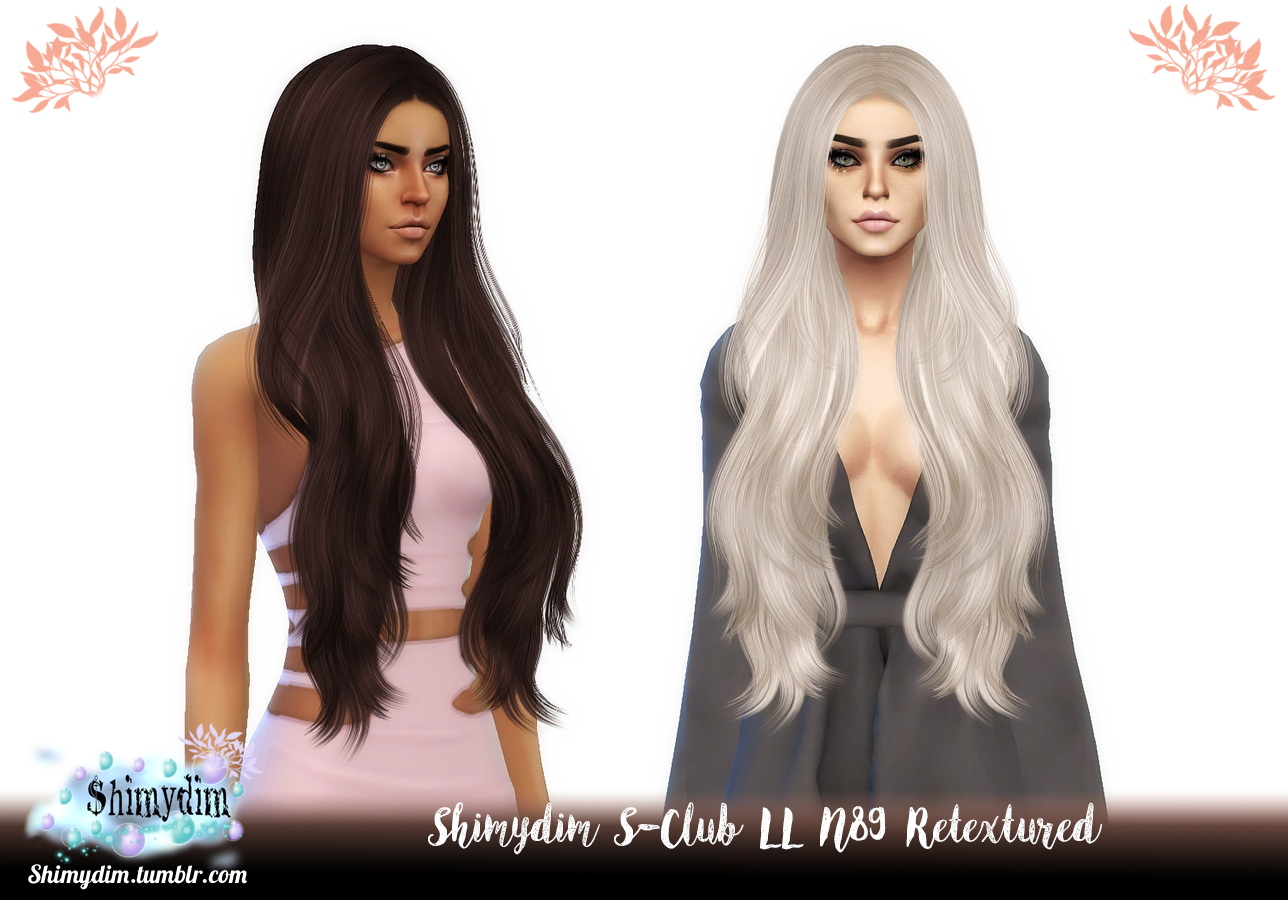 S Club Ll N89 Hair Retexture At Shimydim Sims Sims 4 Updates